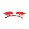Red Bat Wing Glasses - Image 2