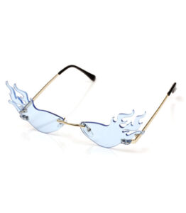Blue Flaming Glasses