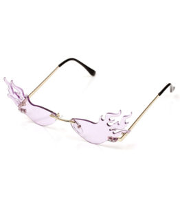 Purple Flaming Glasses