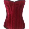 Candace Red Velvet Corset