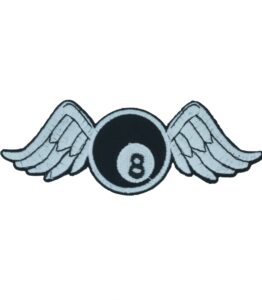Flying 8 Ball Patch