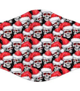 Face Mask - Santa Skull Hat