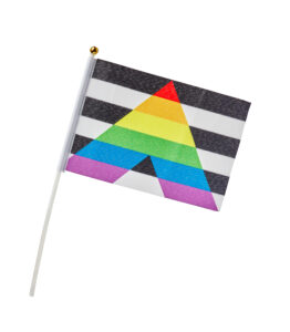 Straight Ally Hand Flag
