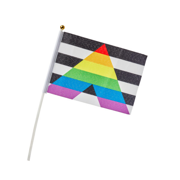 Straight Ally Hand Flag