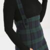 Hell Bunny Evelyn Pinafore Skirt - Green - Image 3