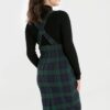 Hell Bunny Evelyn Pinafore Skirt - Green - Image 2