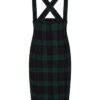 Hell Bunny Evelyn Pinafore Skirt - Green - Image 5