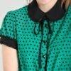 Hell Bunny Paradisum Blouse - Green - Image 2