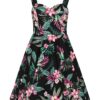 Hell Bunny Kalani 50's Dress - Black - Image 5