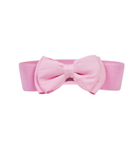 Bonnie Bow Belt - Pink