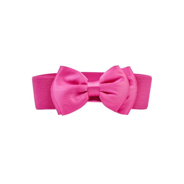 Bonnie Bow Belt - Rose Pink