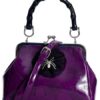 Banned Apparel - Killian Purple Spider & Webb Handbag - Image 3