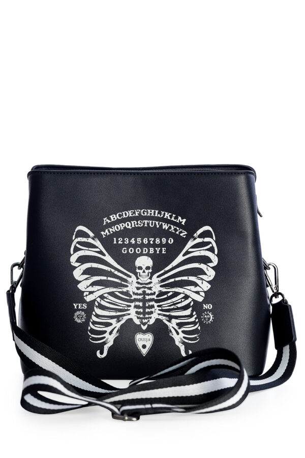 Banned Apparel - Skeleton Butterfly Cross-Body Bag