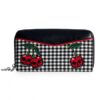 Banned Apparel - Rockabilly Gingham Skull Cherry Wallet