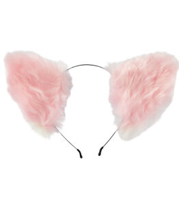 Roxy Pink with White Ear Headband