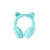 Green Cat Earmuffs / Heart Sequins