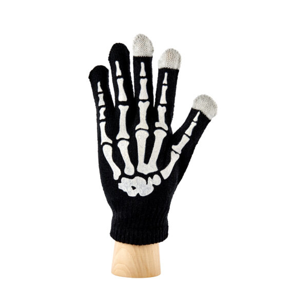 Glow In The Dark Skeleton Gloves - White