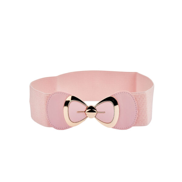 Emma Bow Belt - Pink