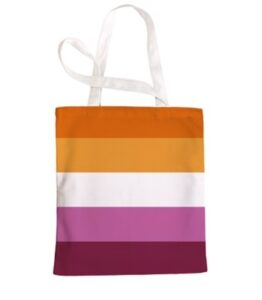Pride Canvas Tote Bag - Lesbian Community