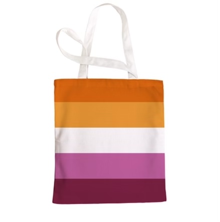Pride Canvas Tote Bag - Lesbian Community