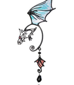 Dragon Ear Piece - Black/Blue