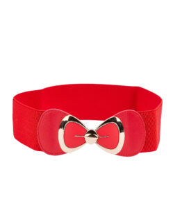 Emma Bow Belt - Red