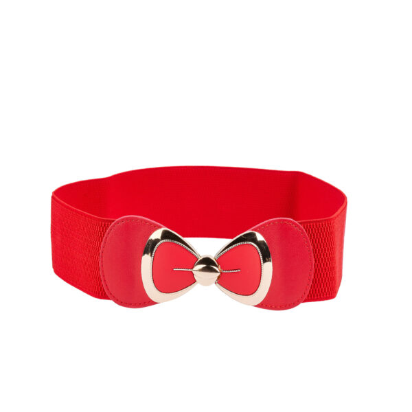 Emma Bow Belt - Red