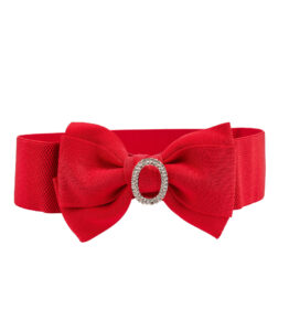 Betty Bow Belt - Red