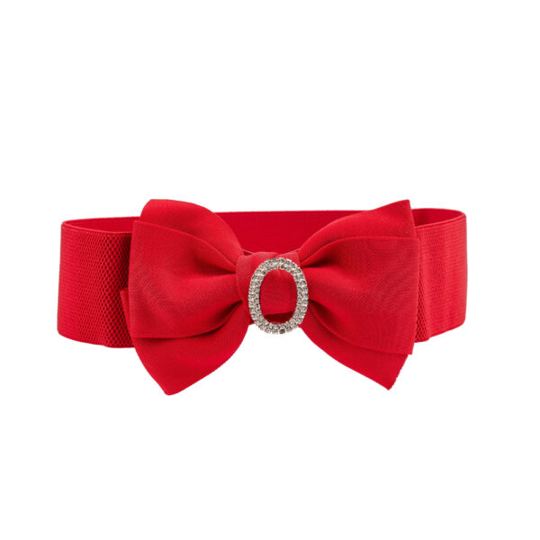 Betty Bow Belt - Red