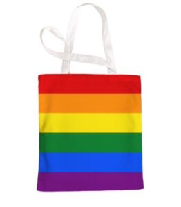 Pride Canvas Tote Bag - Rainbow - LGBT