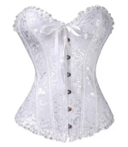Courtney White Overbust Corset
