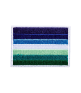 The Gay Man Pride Flag Patch