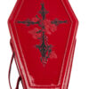 Red Coffin Clutch Bag