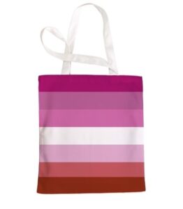 Pride Canvas Tote Bag - Lesbian
