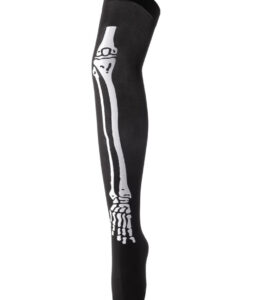 Black Skeleton Bones - Over the Knee Stockings
