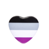 Pride Badge - Asexual Flag - Heart