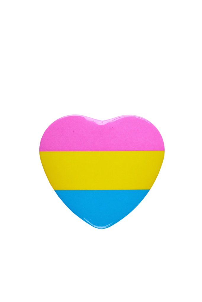 Pride Badge Pansexual Flag Heart Cybershop Australia 