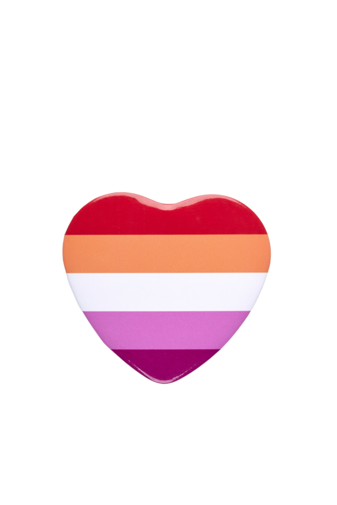 Pride Badge Community Lesbian Flag Heart Cybershop Australia