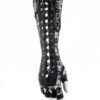 Lace Corset Gloves - Black