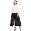 Victoria Ruffle Skirt - Black - Image 5
