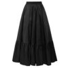Victoria Ruffle Skirt - Black - Image 3