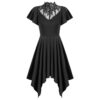 Victoria Lace Neck Dress - Image 2