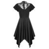 Victoria Lace Neck Dress - Image 3