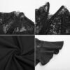 Victoria Lace Neck Dress - Image 4