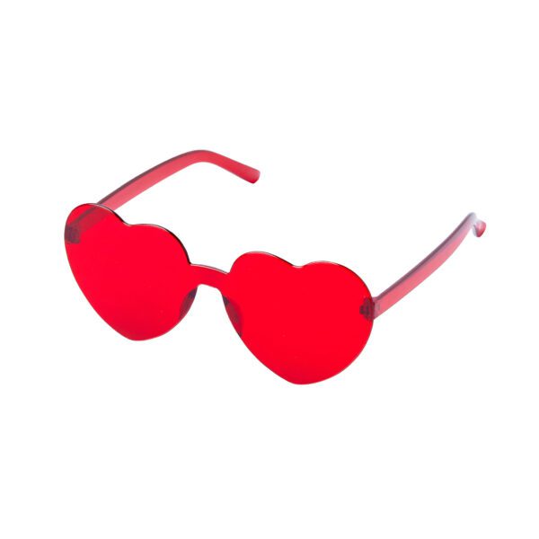 Red Love Heart Glasses