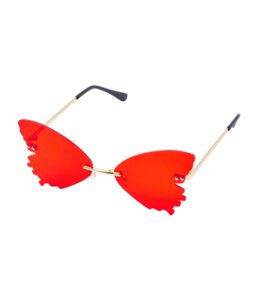 Butterfly Glasses – Red