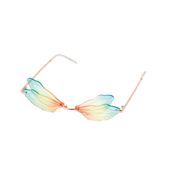 Green/Yellow/Pink Dragonfly Glasses