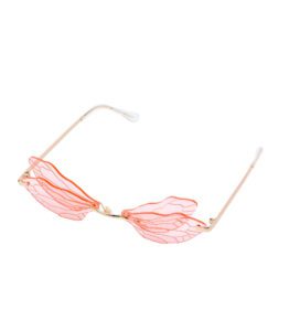 Pink Dragonfly Glasses
