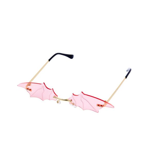 Pink Bat Wing Glasses