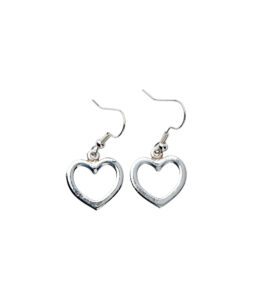 Earrings – Silver Love Hearts